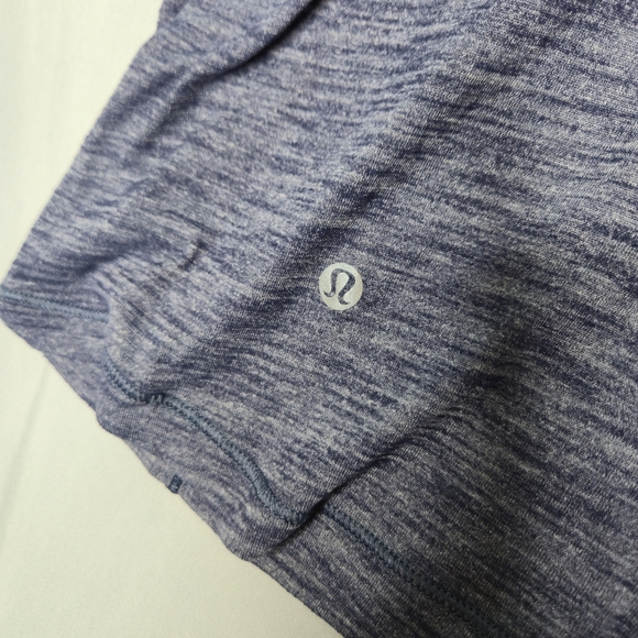 Lululemon Run For Gold Blue/black Tank With Built In Bra Size 10 - Picture 5 of 8